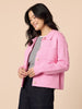 Montana Knit Collar Cardigan - Pink