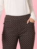 Kelly Print Pant - Coffee