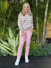Idaho Stripe Knit - Natural Blush