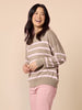 Idaho Stripe Knit - Natural Blush