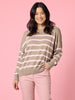 Idaho Stripe Knit - Natural Blush