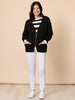 Manhattan Zip Cardi - Black