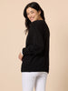 Manhattan Zip Cardi - Black