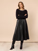 Nero Diamante Knit - Black hammock & vine
