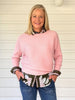 Billie Ribbed Batwing Knit - Blush