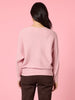 Billie Ribbed Batwing Knit - Blush
