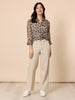 Cheetah Print Sheer Shirt - Animal