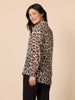Cheetah Print Sheer Shirt - Animal
