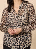 Cheetah Print Sheer Shirt - Animal