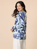 Newport Paisley Print Knit - Blue/ Multi