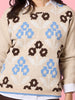 Vermont Floral Print Knit Jumper - Natural Multi