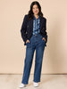 Newport Paisley Print Sheer Shirt - Blue/ Multi