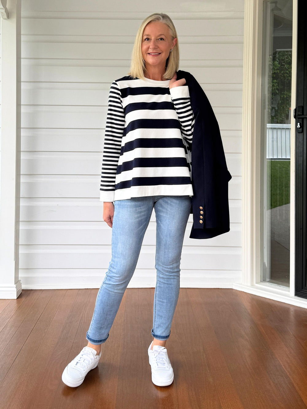 Marvel High Rise Stretch Jean - Denim