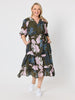 Colorado Floral Print Shirt Dress - Khaki Multi