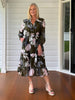 Colorado Floral Print Shirt Dress - Khaki Multi