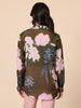 Colorado Floral Print Sheer Shirt - Khaki Multi