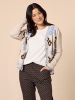 Vermont Knit Cardi - Natural Multi