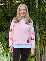 Chelsea Flower Knit - Floral Blush