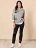 Chelsea Flower Knit - Floral Grey