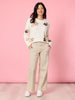 Chelsea Flower Knit - Floral Ivory