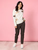 Kelly Print Pant - Coffee