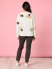 Chelsea Flower Knit - Floral Ivory