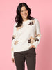 Chelsea Flower Knit - Floral Ivory