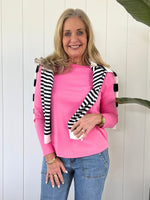 Heritage Long Sleeve Top - Hot Pink