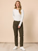 Miracle Slim Leg Jean - Khaki
