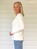 Brushed Crew Neck Tee - Ivory