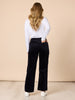Melrose Velvet Straight Leg Jean - Navy