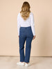 Hollywood Embroidered Star Straight Leg Jean - Denim