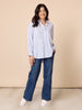 Hudson Wide Leg Jean - Blue Wash