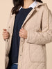 Rodeo Longline Quilted Jacket - Natural