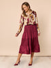 Lux Ruche Skirt - Shiraz