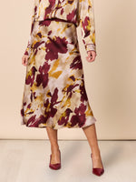 Verona Print Skirt - Shiraz Multi