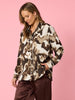 Venice Print Shirt - Espresso Multi