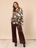 Venice Print Shirt - Espresso Multi