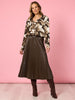 Venice Print Shirt - Espresso Multi