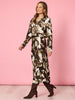 Venice Print Skirt - Espresso Multi