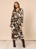 Venice Print Skirt - Espresso Multi