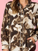 Venice Print Shirt - Espresso Multi