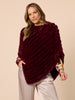Roma Faux Poncho - Shiraz
