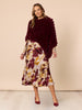 Roma Faux Poncho - Shiraz