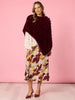 Roma Faux Poncho - Shiraz