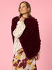 Roma Faux Poncho - Shiraz