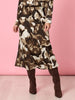Venice Print Skirt - Espresso Multi