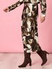Venice Print Skirt - Espresso Multi