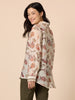 Arizona Floral Print Sheer Shirt - Natural Multi