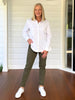 Miracle Slim Leg Jean - Khaki